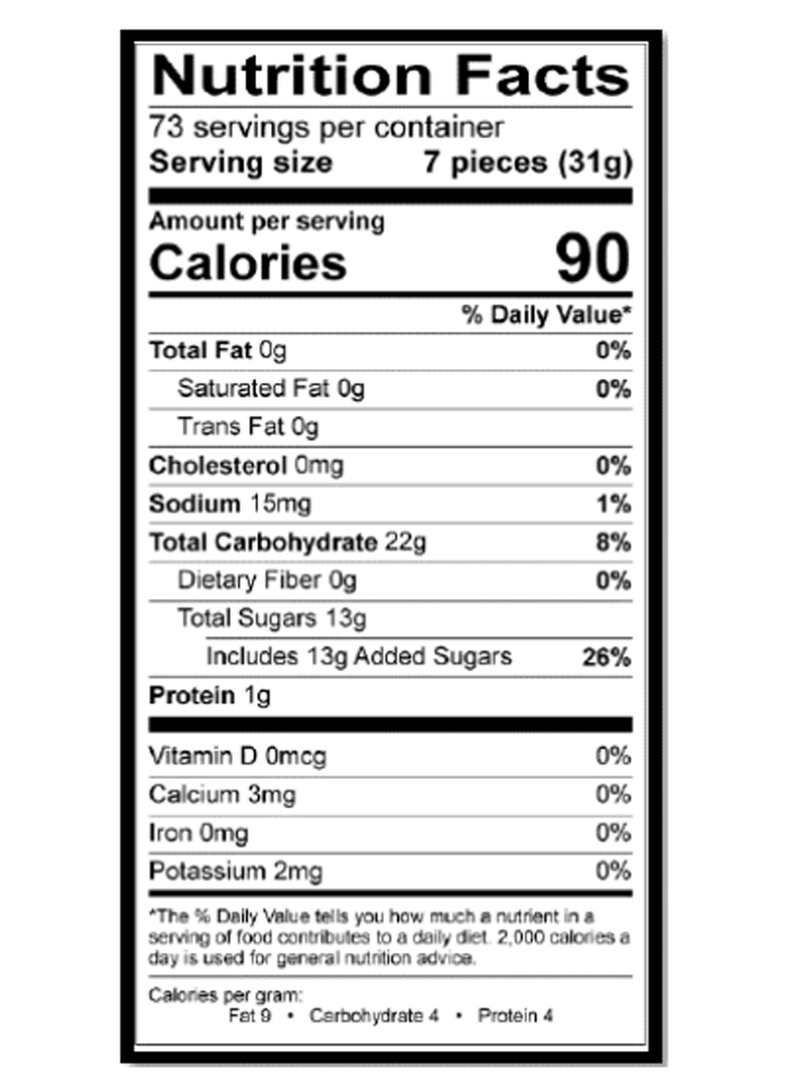 Mini Assorted Gummi Worms- 20 lbs.