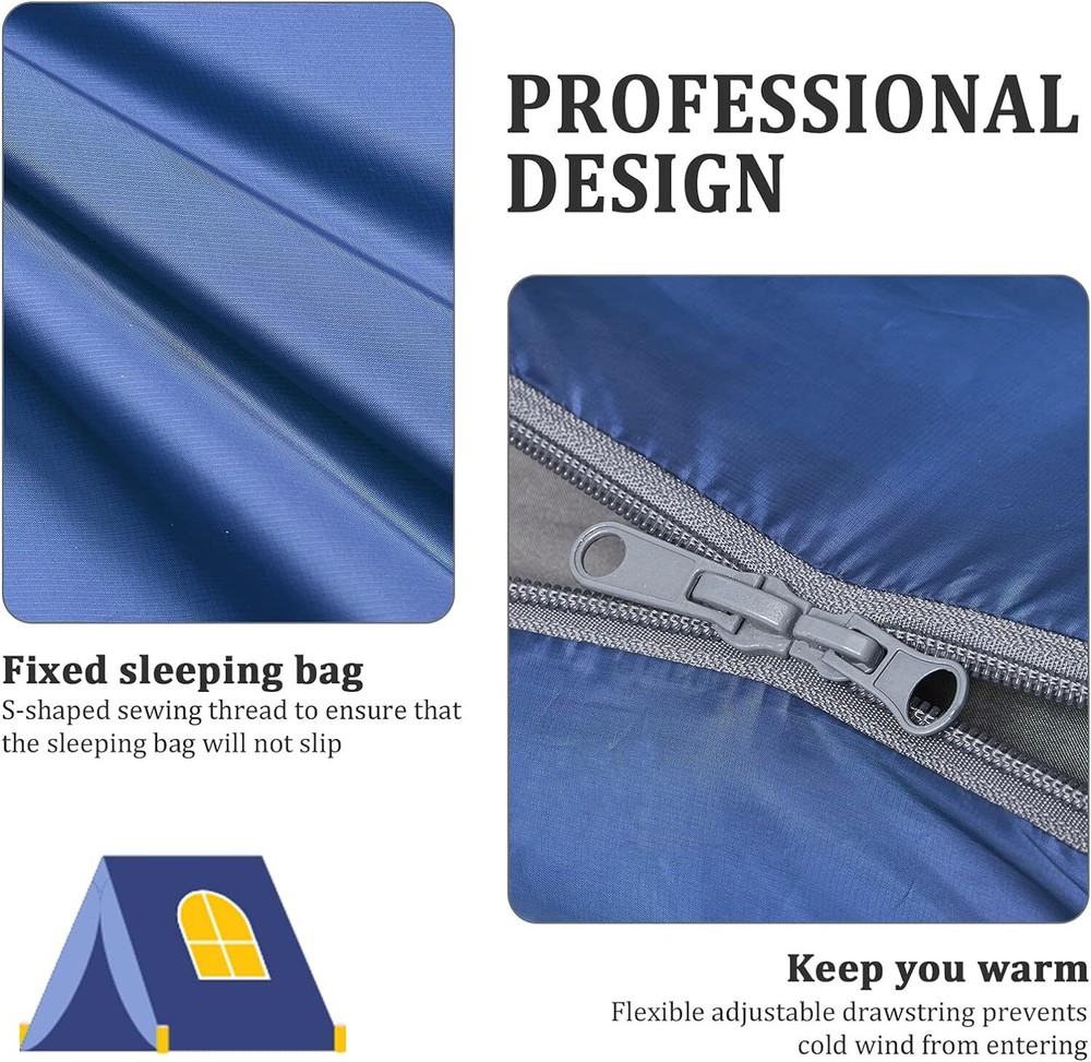 ECOOPRO Warm Weather Sleeping Bag - Portable, Waterproof, Compact Lightweight,