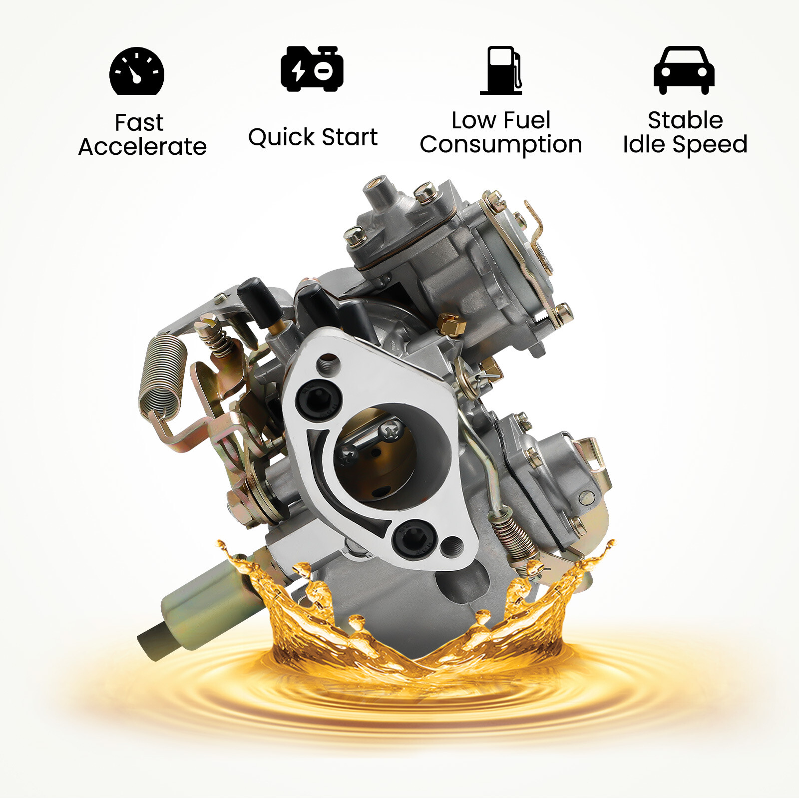 Carburetor 30/31 PICT-3 for VW Beetle Single Port Automatic Choke 113129029A