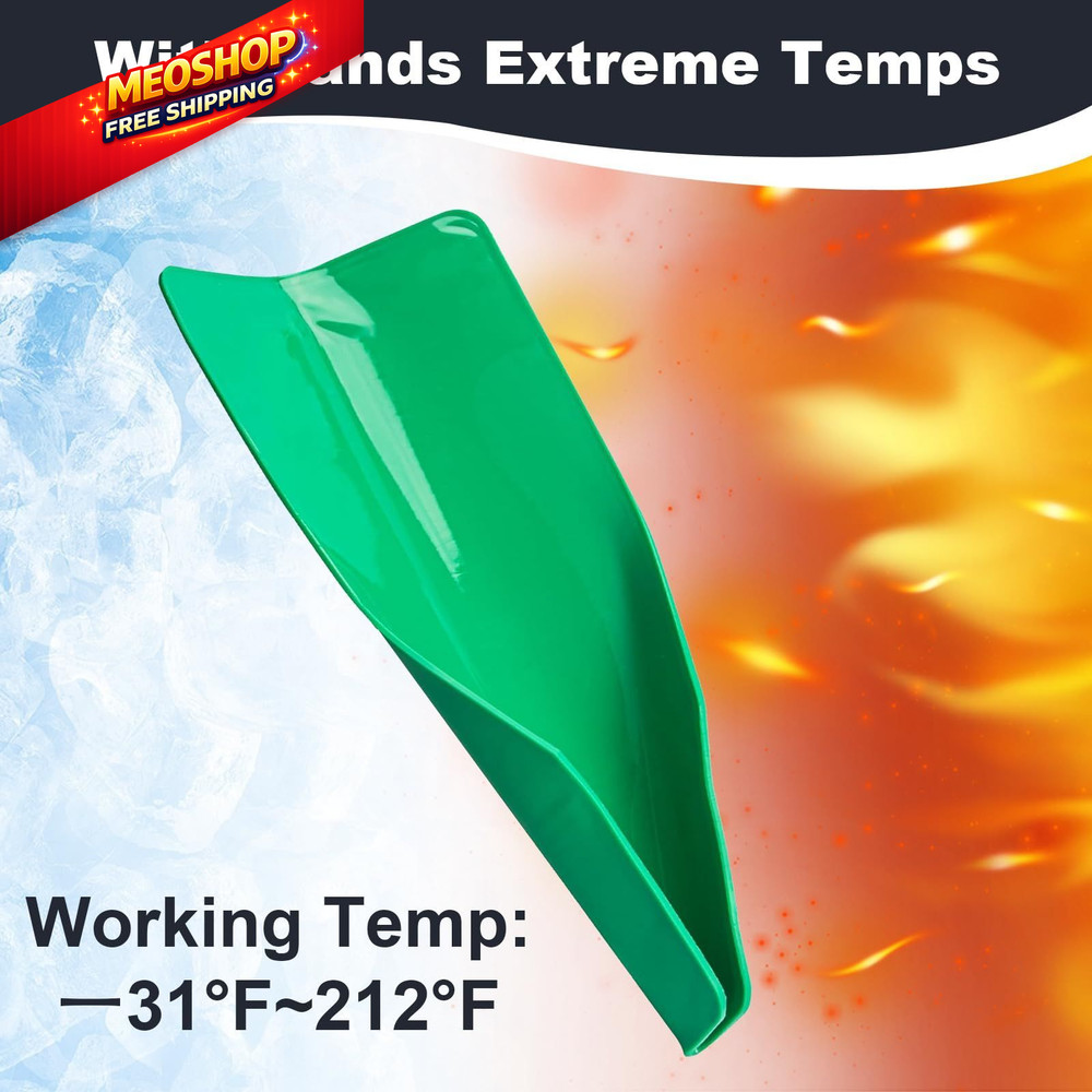 Flexible Funnel, Multi-Purpose Form a Funnel Draining Tool, Green