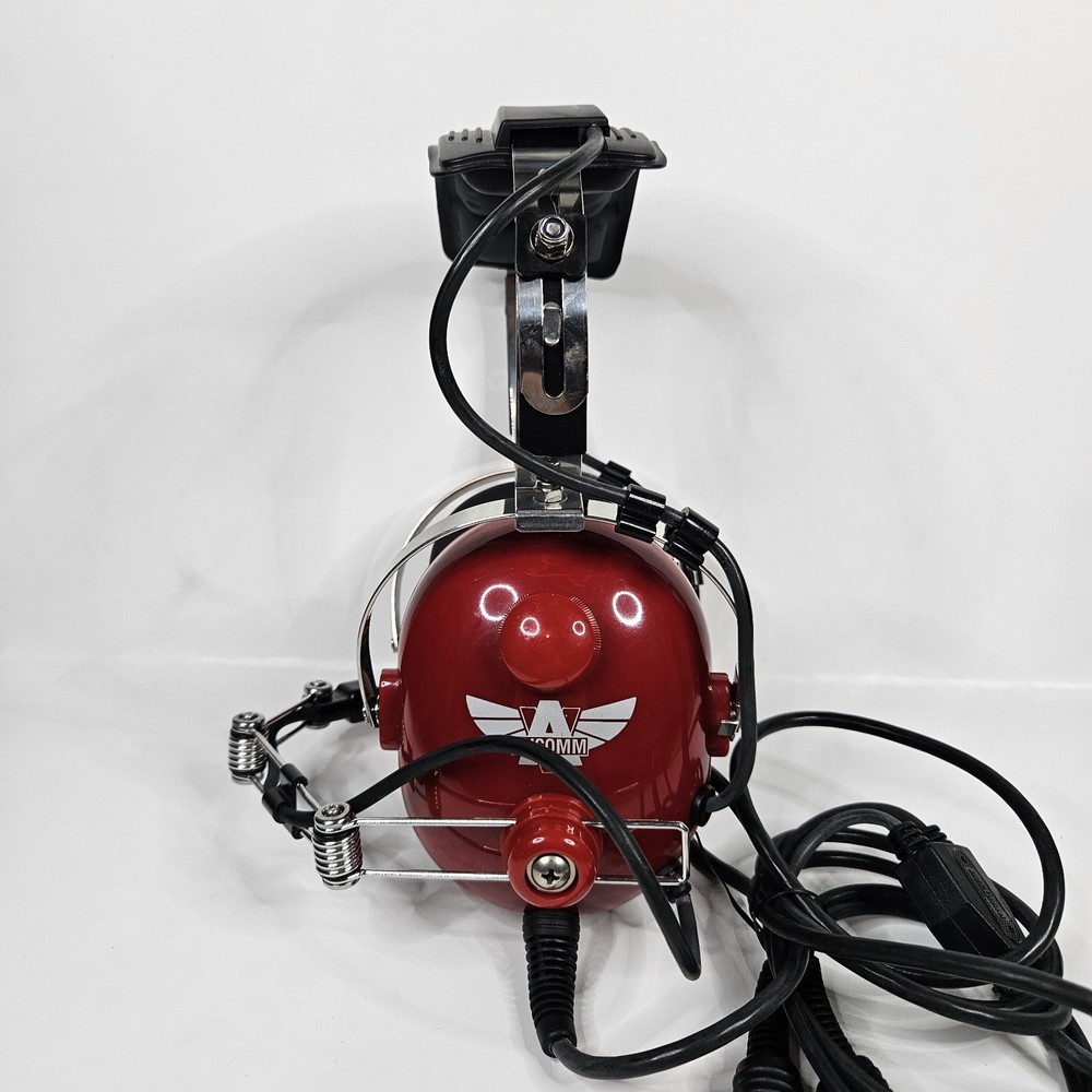 AVCOMM AC-250PNR Red Headset Bundle With Accessories #1