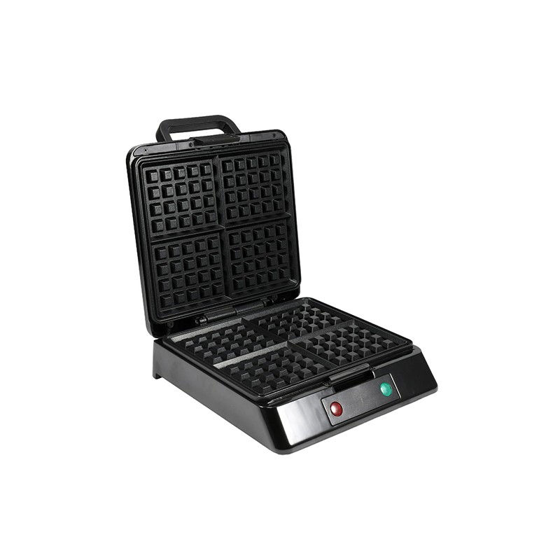 Waffle Maker, Stainless Steel, 4 Slices, 1300 Watts Square