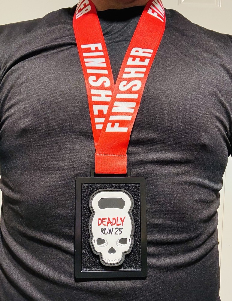 Deadly Dozen Patch Holder Medal Matte Finish
