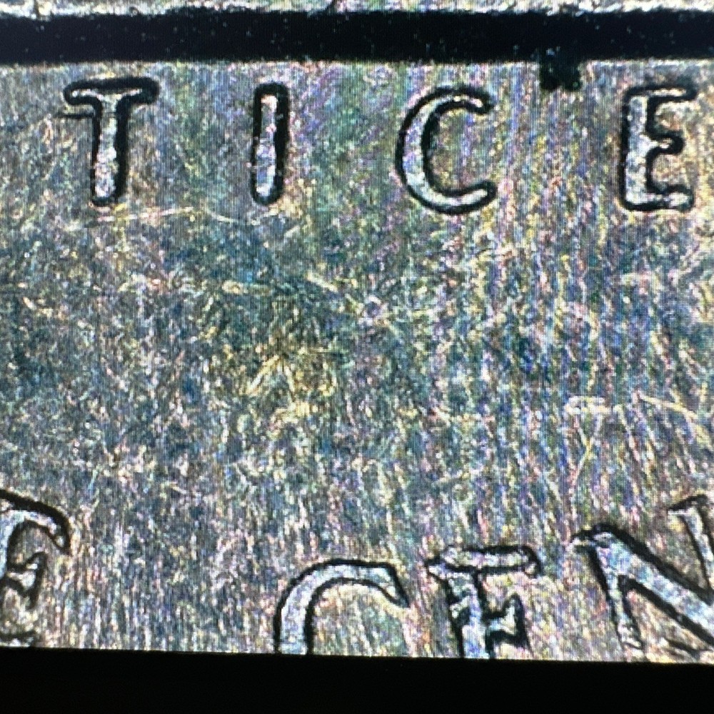 1996 P Nickel Struck Thru Grease Error Obverse & Reverse