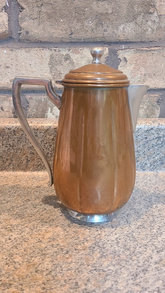 Vintage Silvercraft Tea Pot, (Copper?)