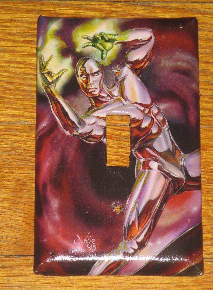 SILVER SURFER COMIC SUPERHERO Light Switch Cover Plate