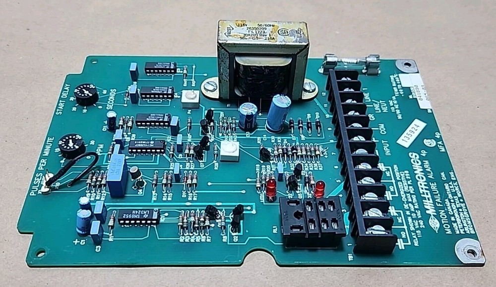 *PREOWNED* Milltronics MFA 4p Motion Failure Alarm Controller Board + Warranty!