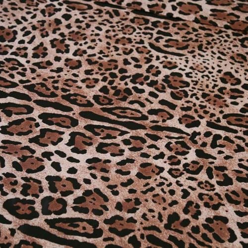 4PCS Bedding Sheets Size Print Sheet Set Included 1 Fitted Sheet Queen Leopard
