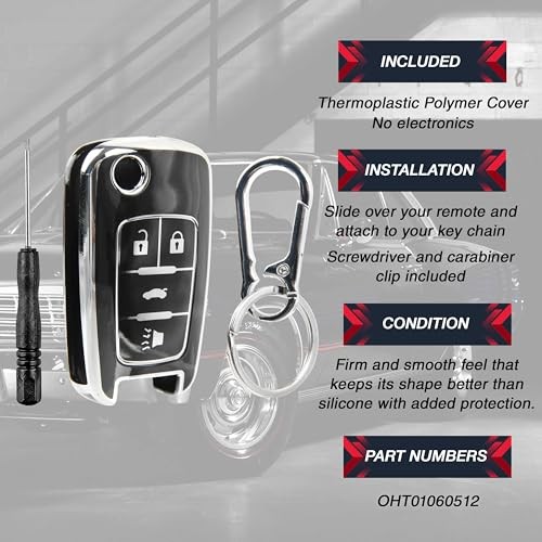 Key Fob Remote Shell Case Cover Protector Thermoplastic Polymer for 2010 One