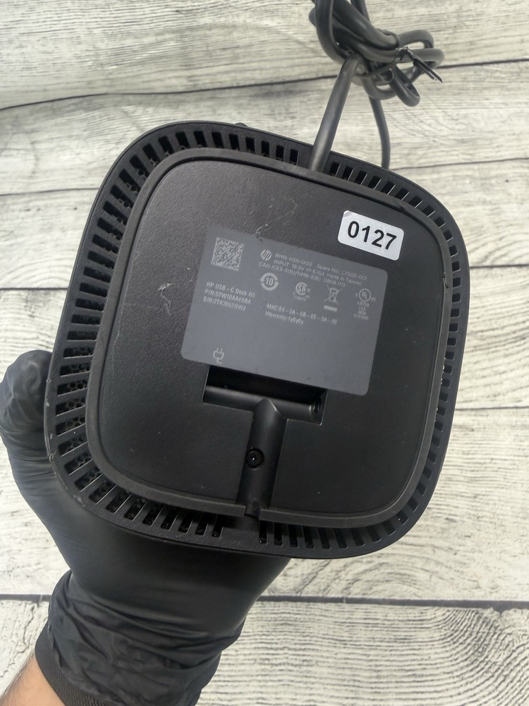 HP USB-C/A Universal Dock G2 – 4K DisplayLink Docking Station – No Power Cable