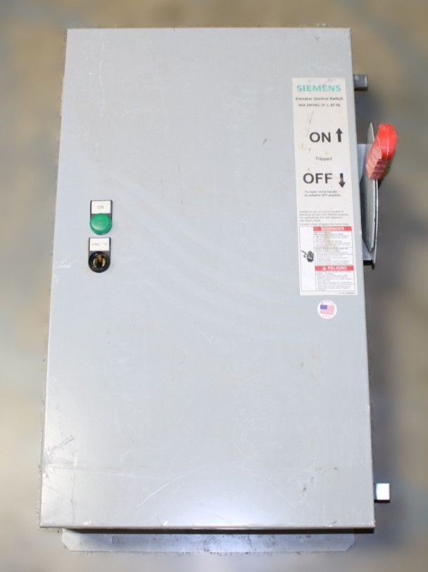 Siemens ECS2T2R1GF13 Elevator Control Switch (No Keyhole Face)