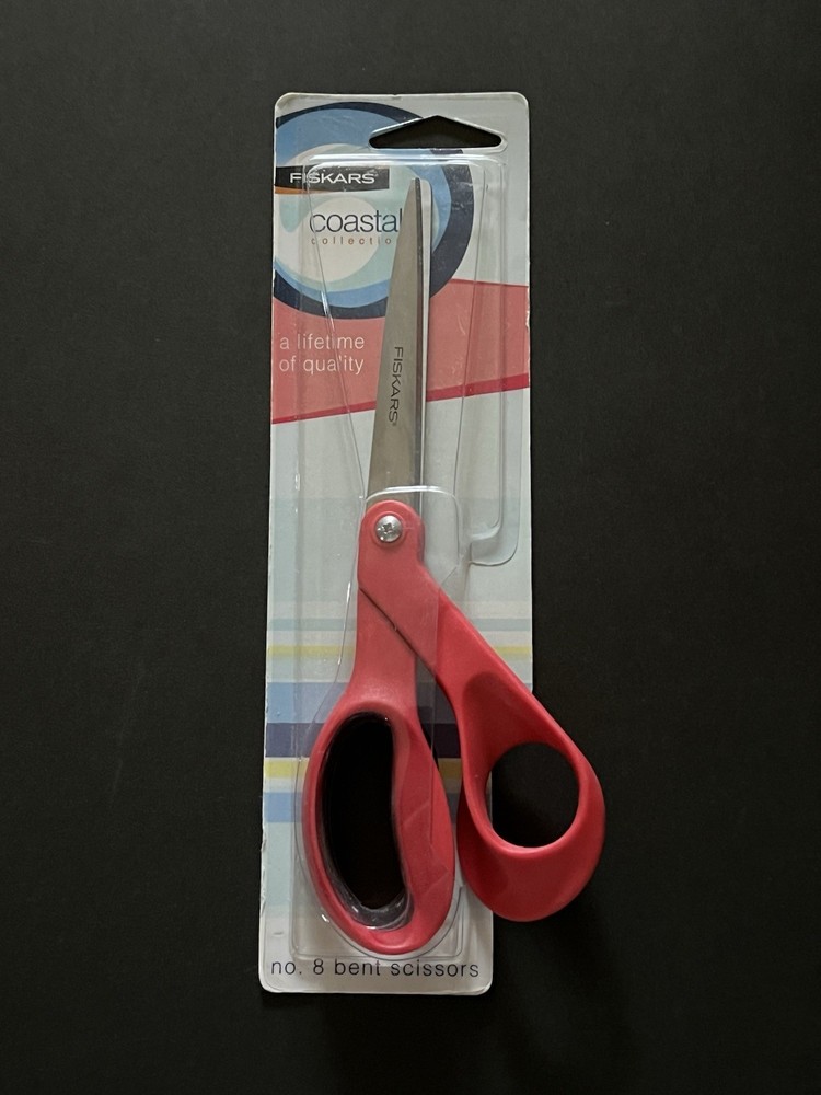 Fiskars Coastal Collection Scissors No. 8 Bent Scissors