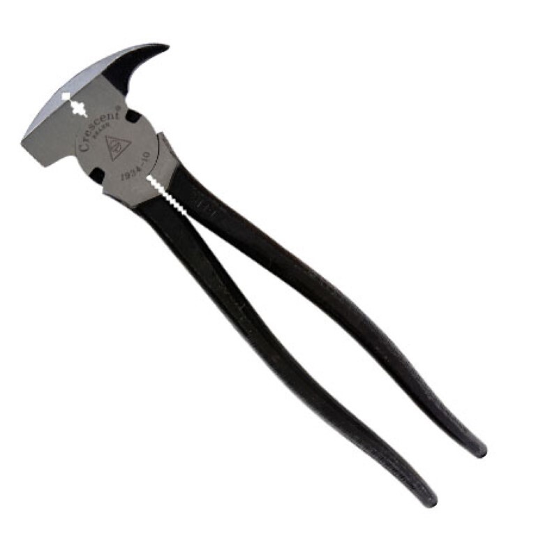 Crescent Fence Solid Joint Pliers & Staple Puller Corrugated Hammer Wire Cutter