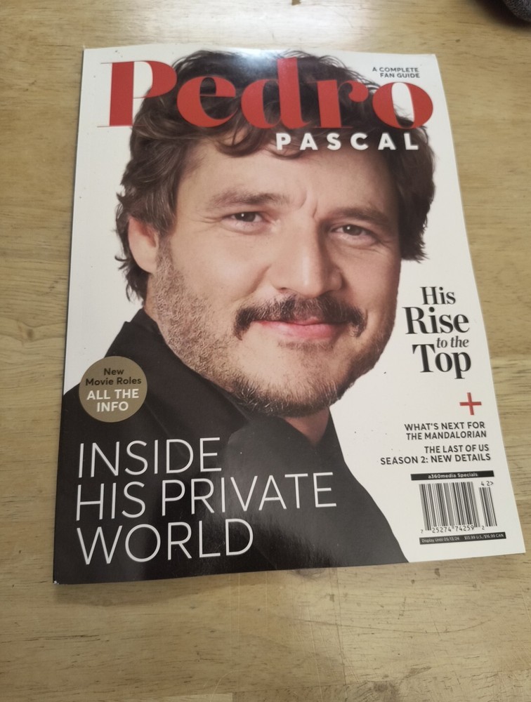 Pedro Pascal  A Complete Fan Guide  98 Pages 2024