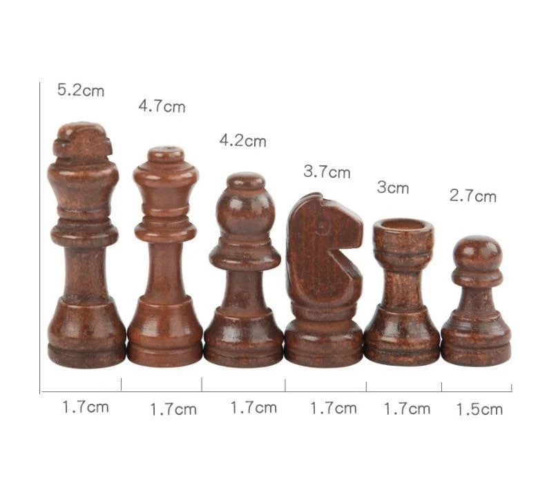 32pcs Only Chess Pieces Complete Chessmen International Word Chess Set Chess