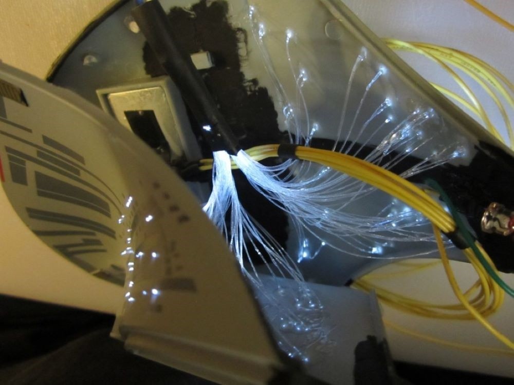 Fiber Optic Lighting Filament-50ft of each thickness: .25mm .50mm .75mm & 1.0mm