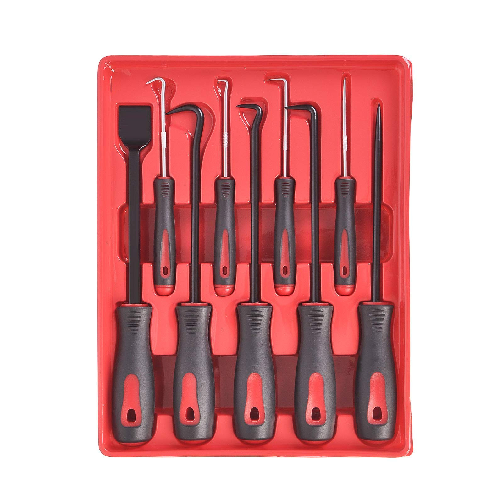 9-Piece Scraper Hook and Pick Tool Set Car Removal Tool O Rings Seals Rubber