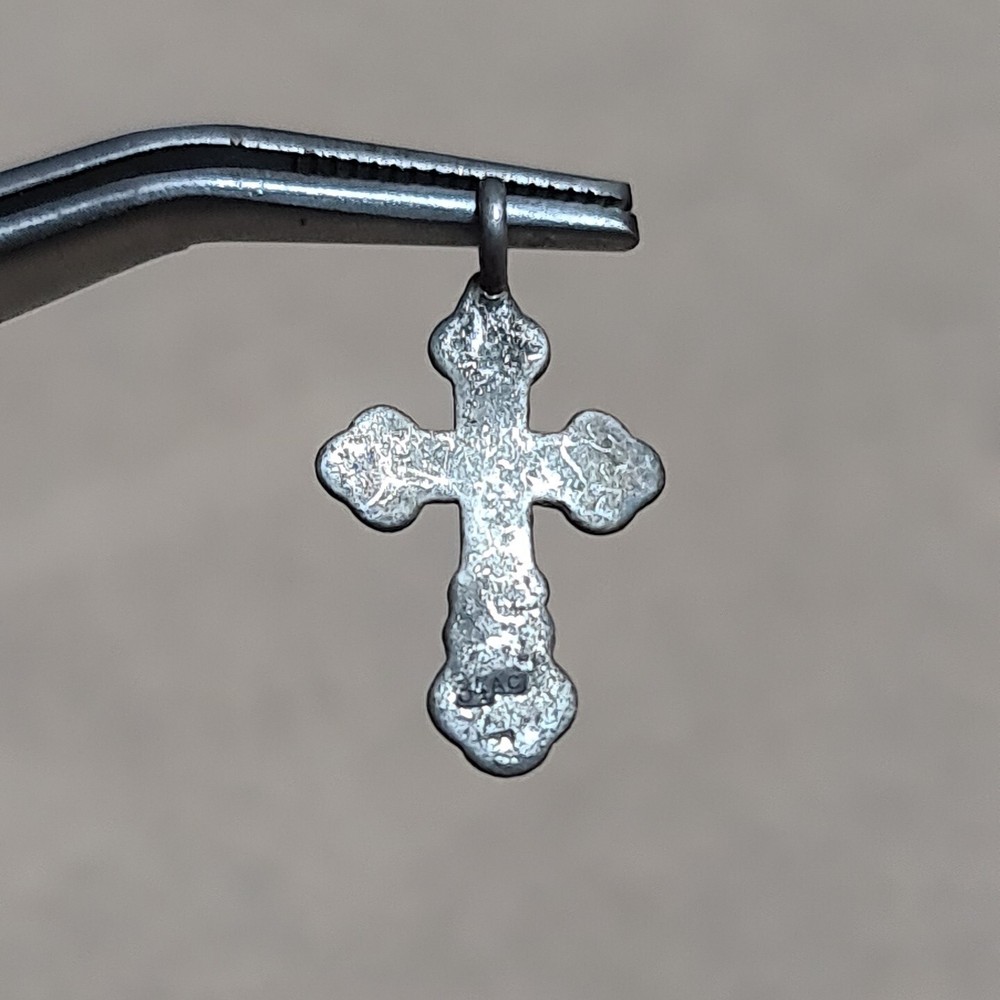 ANCIENT IMPERIAL RUSSIAN 84 SILVER cross