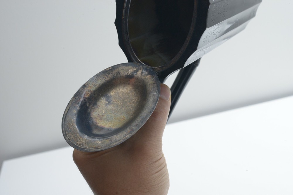 Lunt 100 r tea Silver Pot - Painted Black