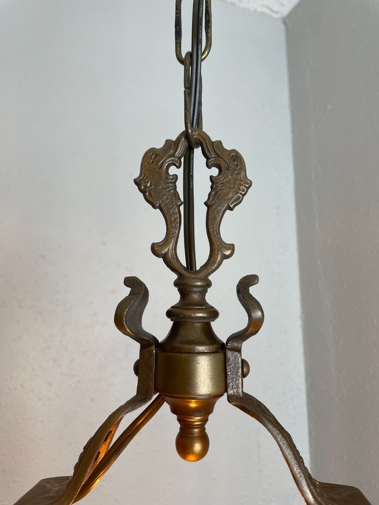 1930's HIGH QUALITY SOLID BRONZE PENDANT