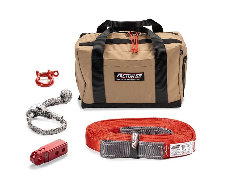 Factor 55 Vehicle Recovery Kit Red Owyhee - Medium