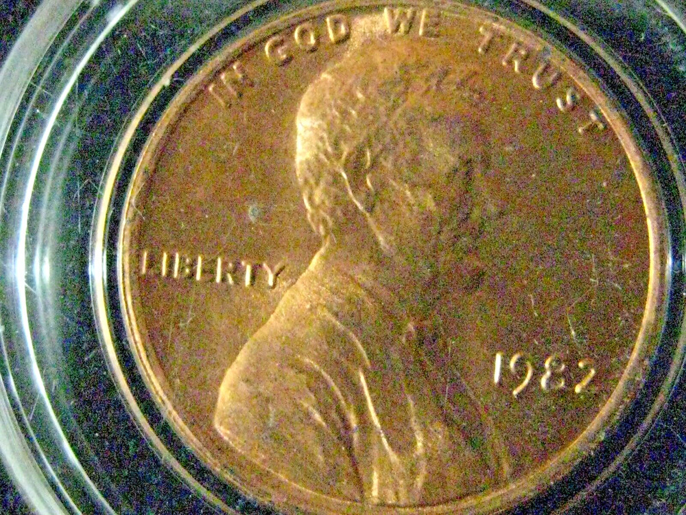 1982 NO MINT MARK LINCOLN PENNY U.S. / UNCIRCULATED CONITION - RARE