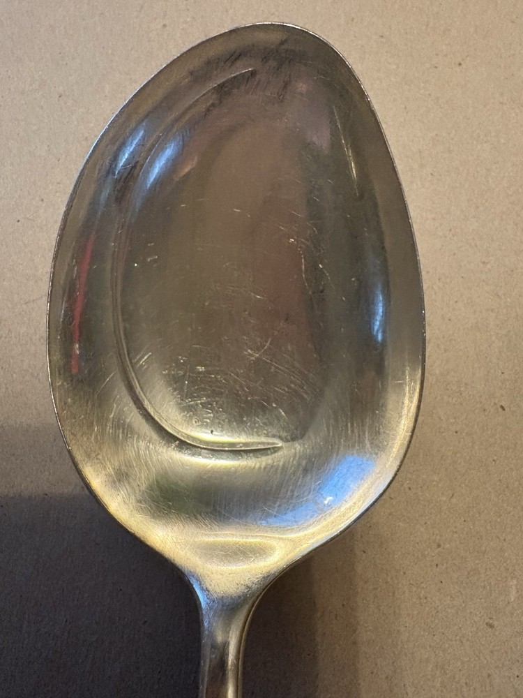 Silverware Holmes & Edwards Deepsilver Serving Spoon And Meat Fork Silverplate