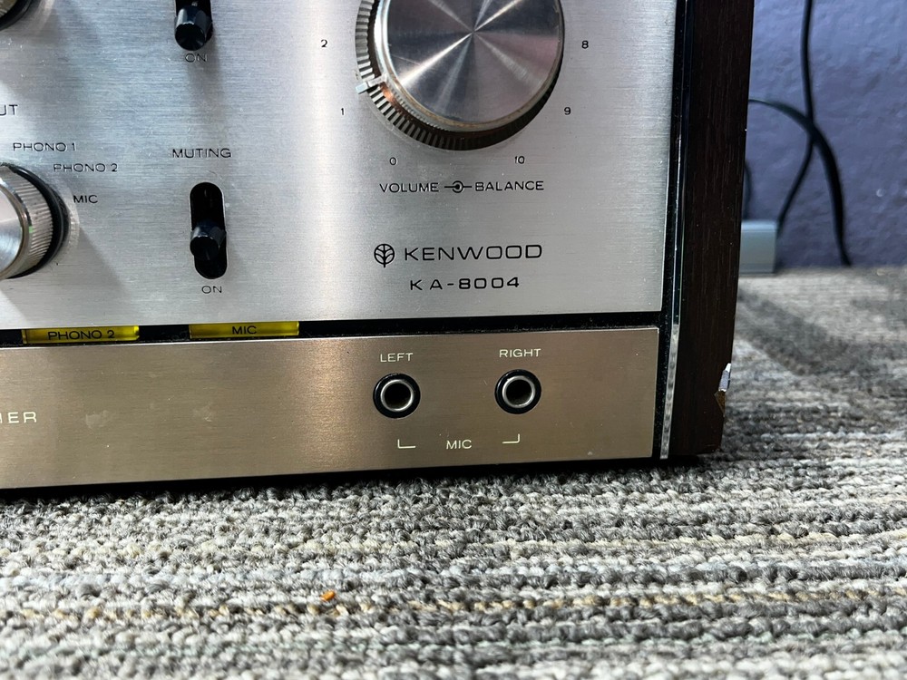 Kenwood KA-8004 Integrated Solid State Stereo Amplifier Untested 936736