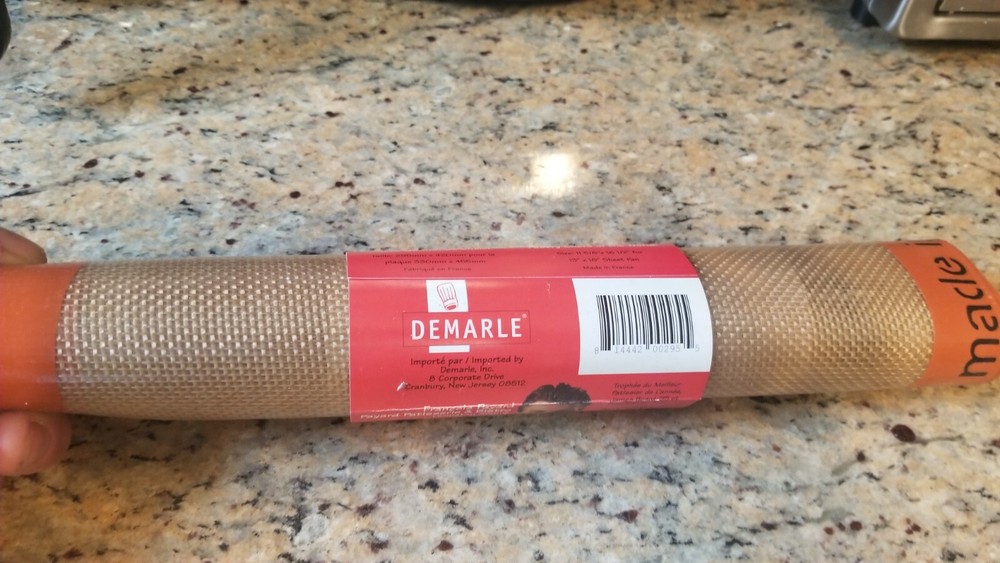 Silpat Rectangle Half Size Non-Stick Baking Mat - Orange