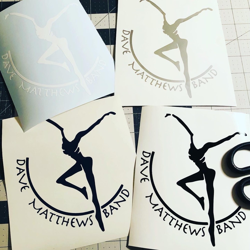 Vinyl Decal for Window - Fire Dancer (Dave Matthews Band)
