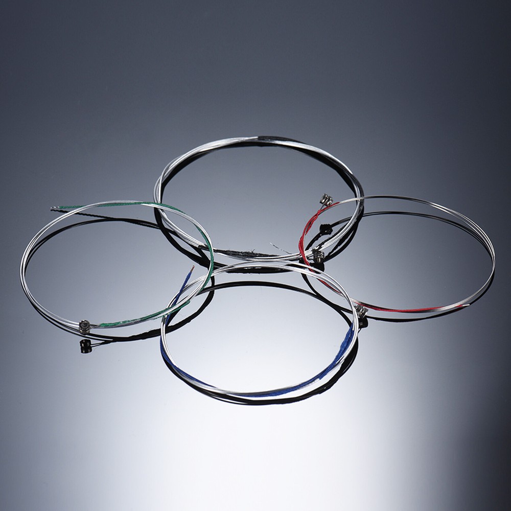 4PCS 3/4 4/4 Violin Strings Set Steel Strings E A D G Wound Fiddle String C4S5