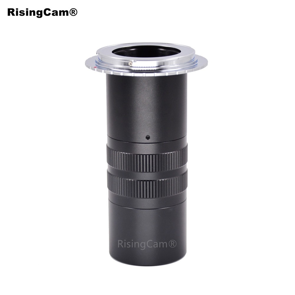 Focusable EF to C mount microscope adapter compatible for Canon DSLR Camera