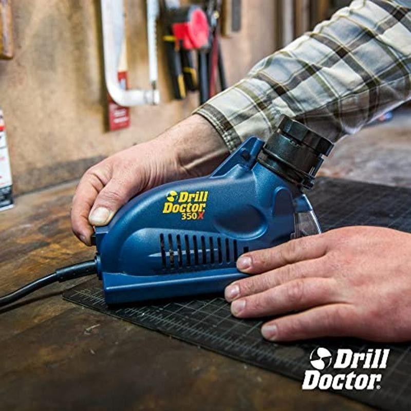 350X Drill Bit Sharpener Industrial Design Made in Oregon Easy 2-Step Sharpening