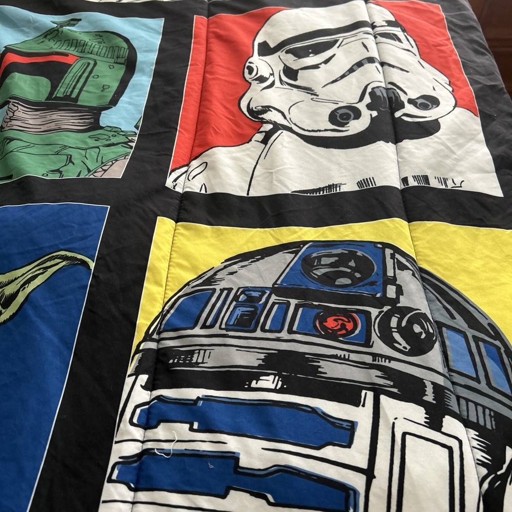 !WOW! Disney STAR WARS Twin Reversible Microfiber Comforter Blanket