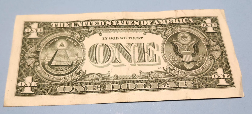 FANCY NOTE FIVE IF A KIND 8's *08988688* $1 2021 US BILL