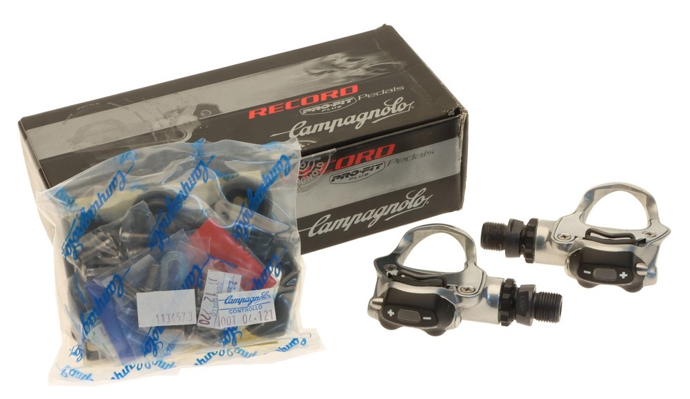 Campagnolo Record Titanium Pro-Fit Plus Clipless Road Pedals PD01-RE '01 NOS NEW