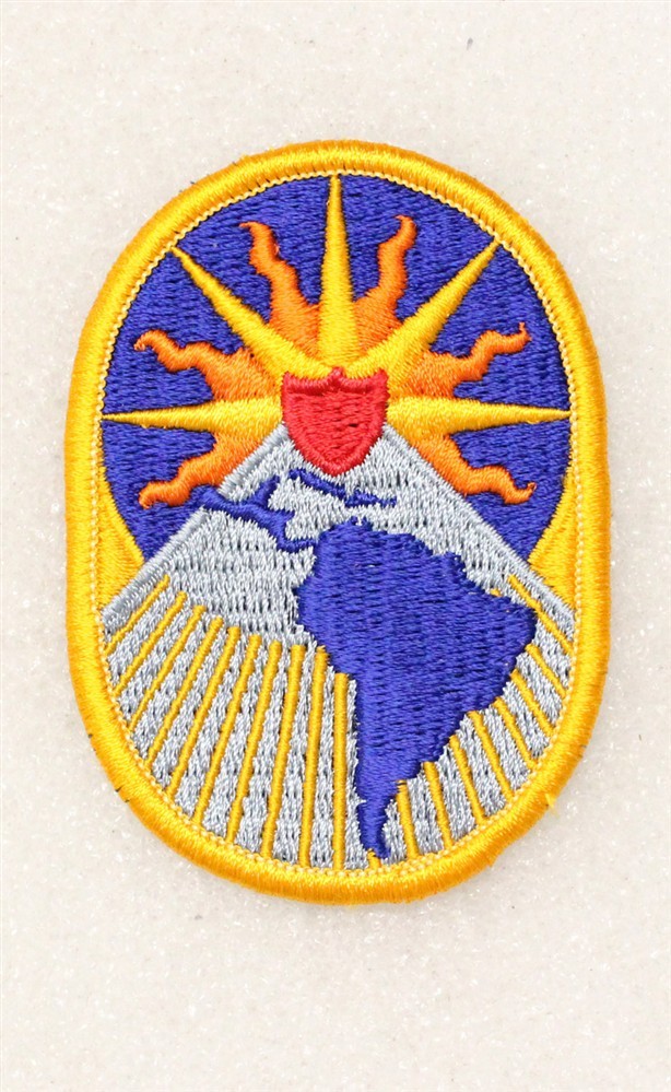 Army Patch 4642 - Southern Command - merrowed edge