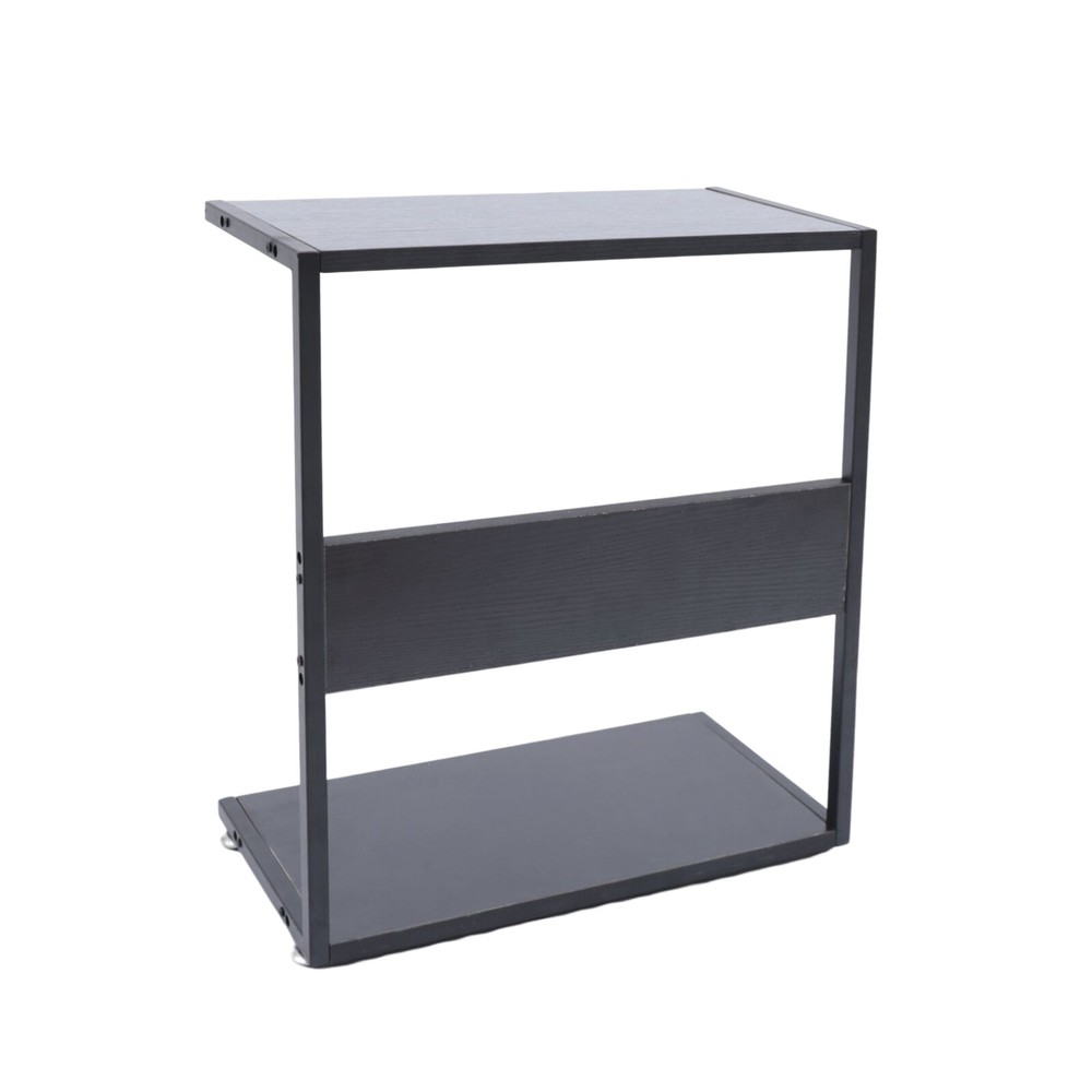 2 Tiers Computer Tower Stand, Under Desk CPU Stand PC Stand with Rolling Wheels