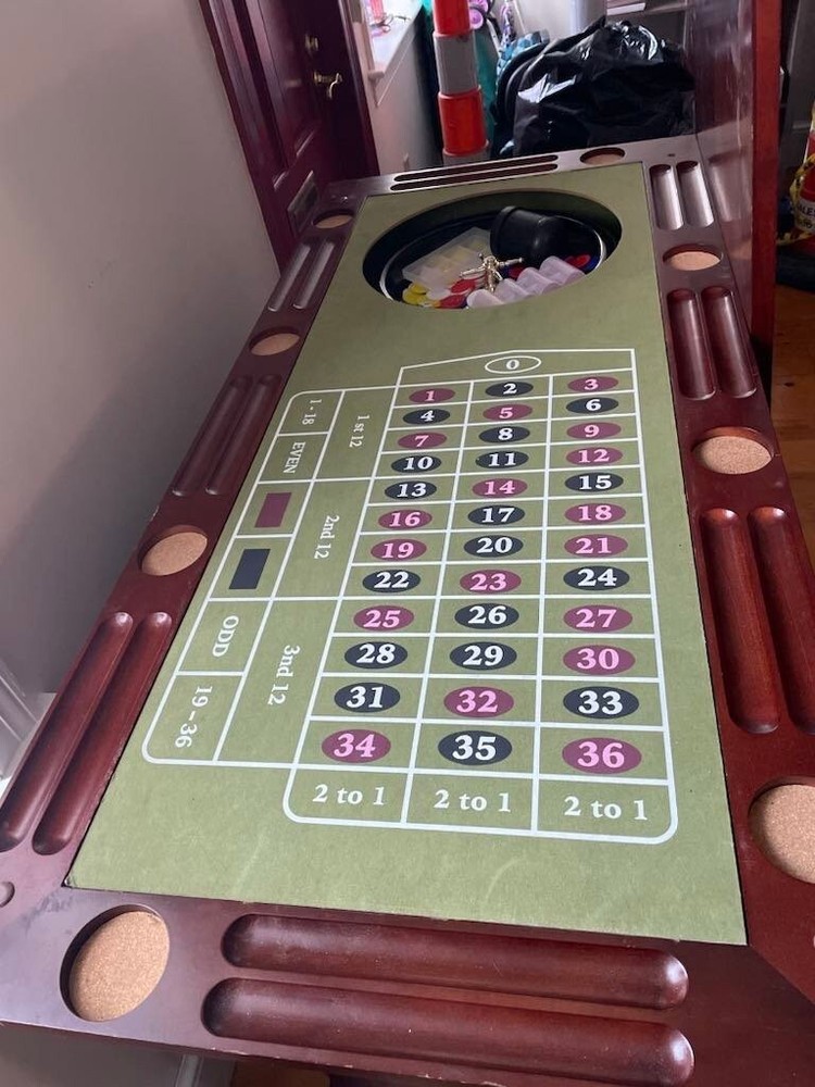 Wooden Poker Table