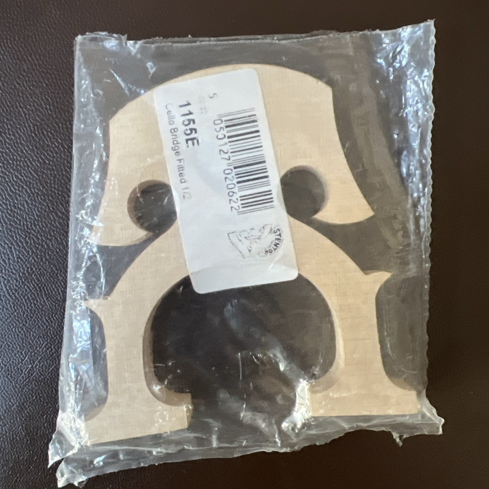 Cello Bridge Fitted 1/2 1155/E STE Teller Germany / Stentor