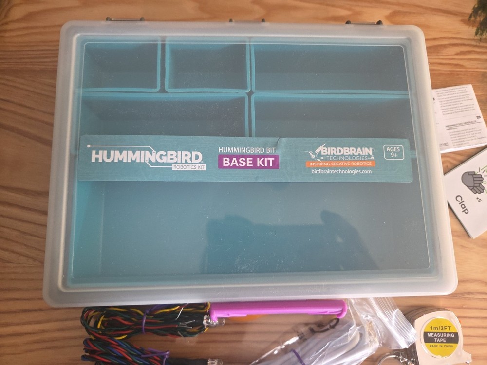 NEW Hummingbird Bit Robotics Base Kit with Microbit Bird Brain Technologies duo