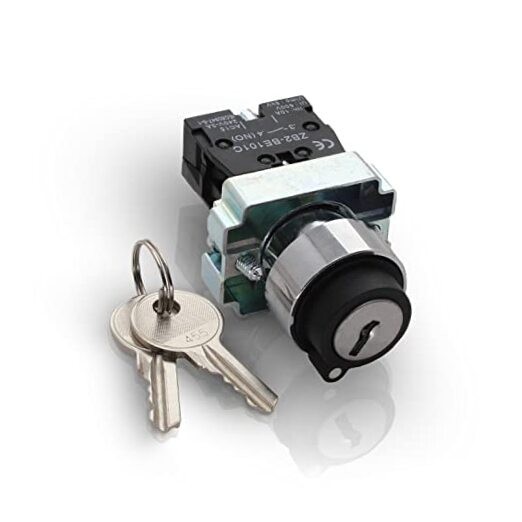 2 Position Maintained Selector Rotary Key Switch - Self-Lock Single Pack