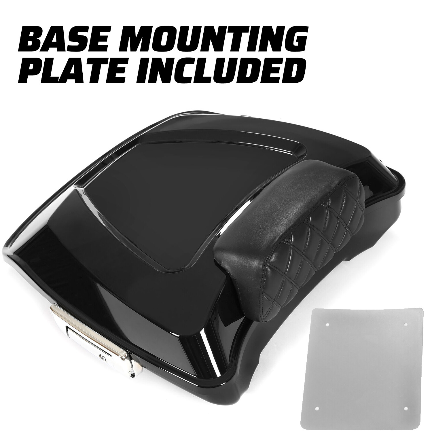 Razor Tour Pack Trunk Tail Box Backrest Base Plate For Harley Street Glide 97-23