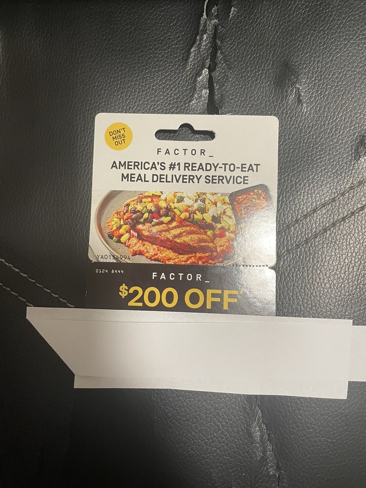 Factor go.factor75.com $200 Off Code Meals Delivered!! Free Shipping