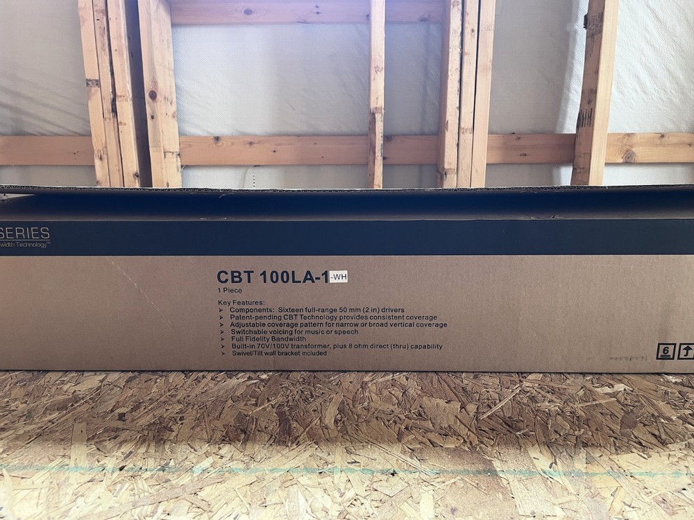 JBL CBT 100LA-1-WH COLUMN LINE ARRAY LOUDSPEAKER
