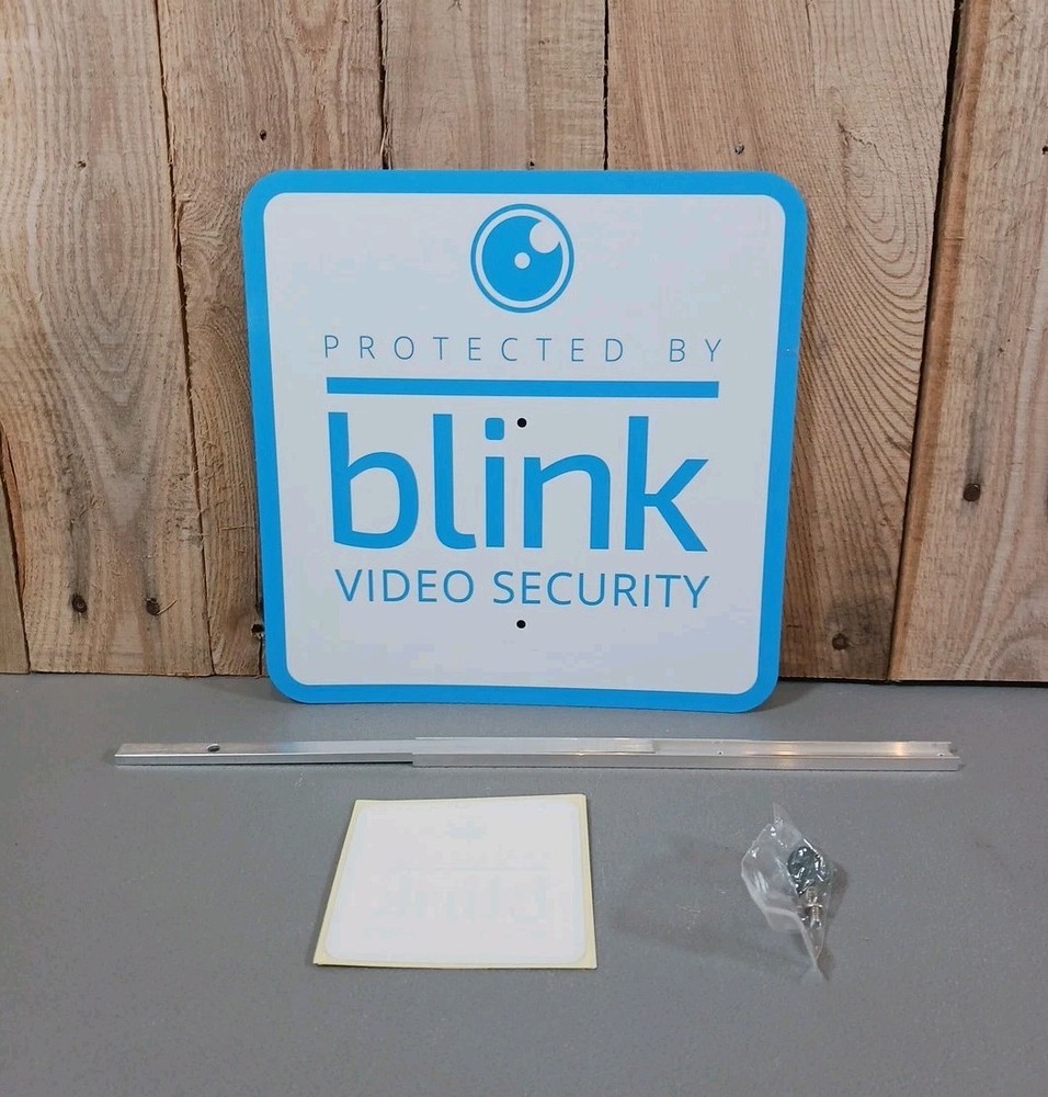 Blink Yard Video Security Sign NEW