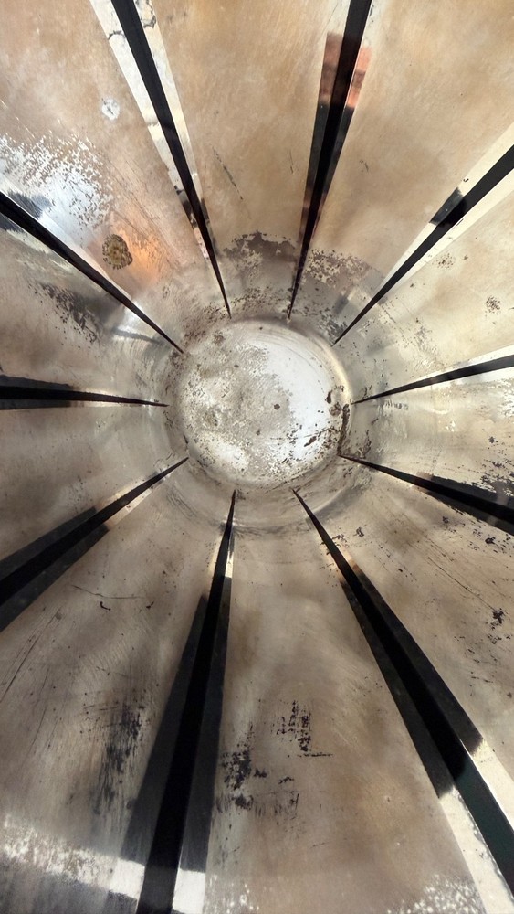 Vtg WMF Ikora Art Nouveau Deco 14" Fruit Bowl Germany EP Brass Silverplate MCM