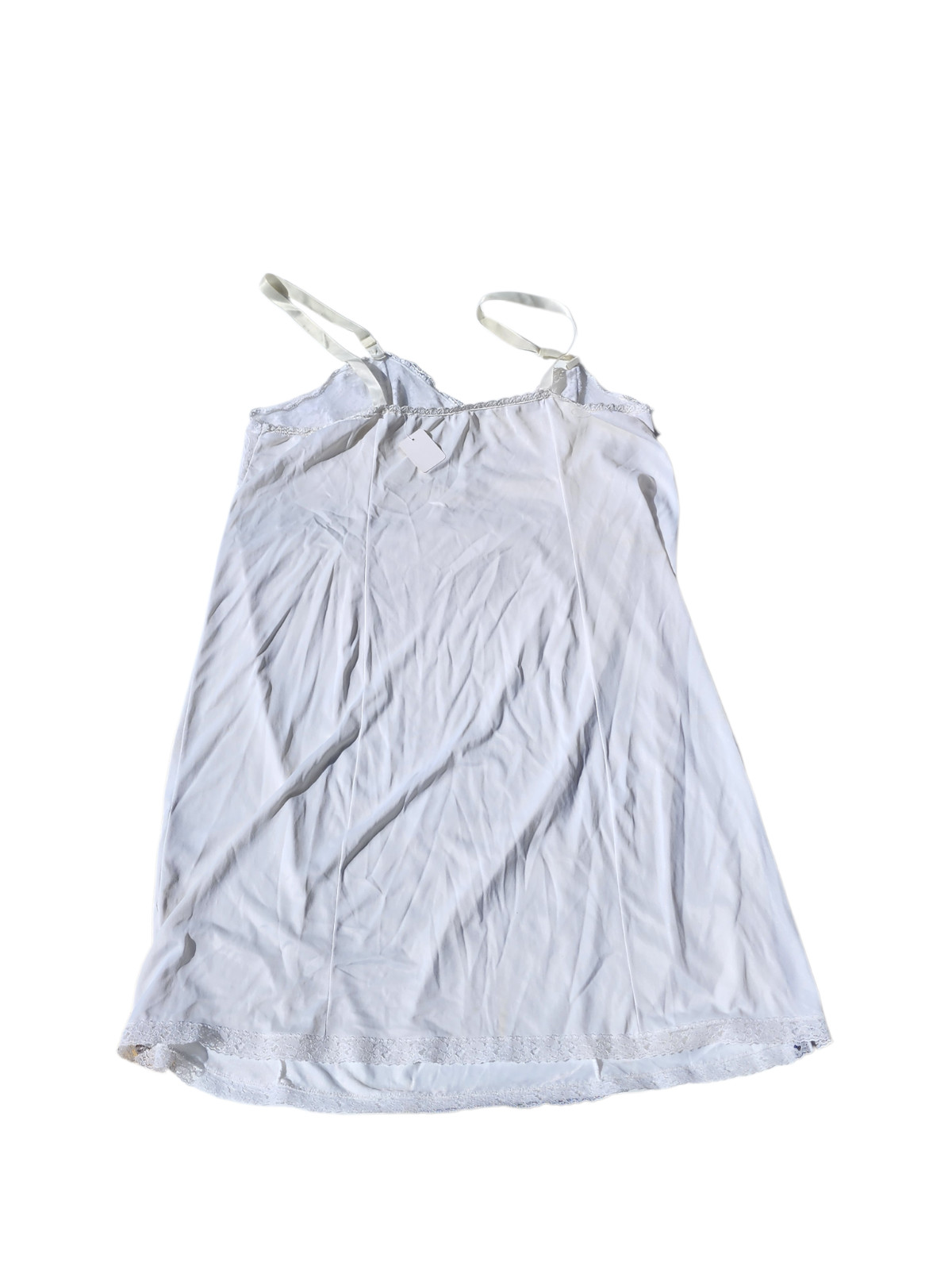 Vintage Wonder Maid Lingerie Slip Womens 42 White Non Cling Nylon Style 2911