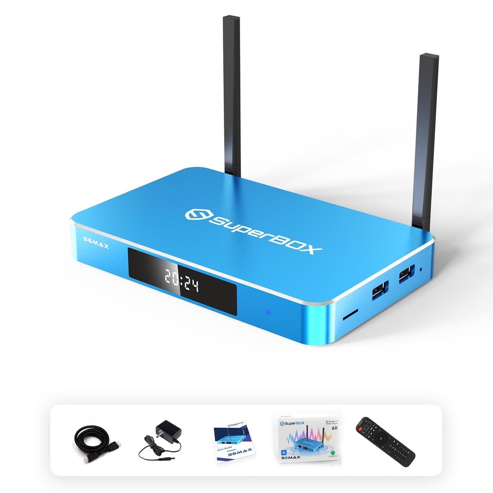 New SuperBox S6 Max Android Wireless Internet Portable Same-day ship upon order