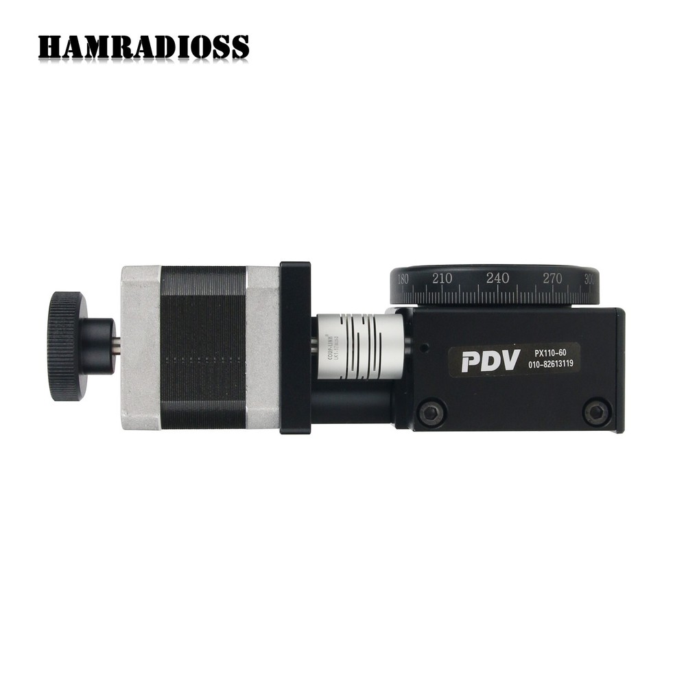 Electric Rotating Platform Motorized Precision Rotary Stages Table Diameter 60mm